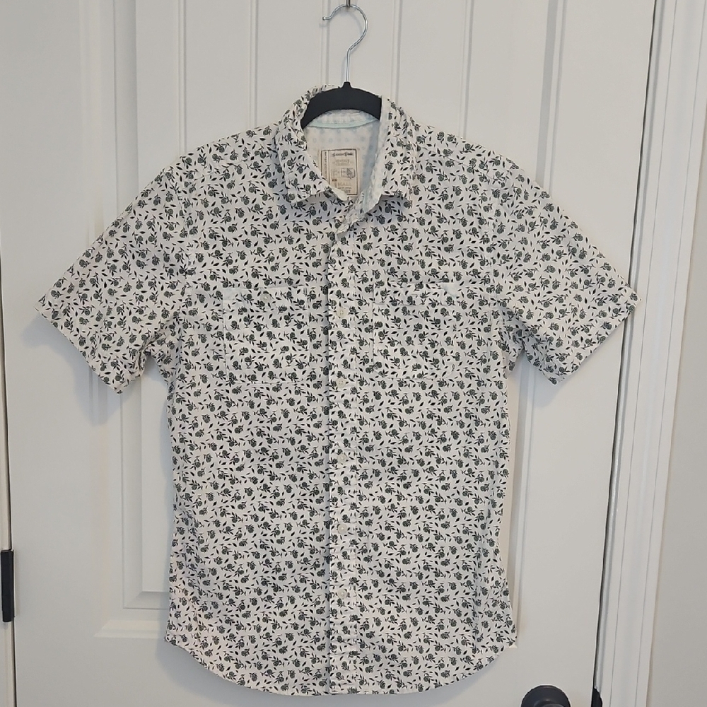 Alexander Julian Blue and White Floral Men's Shirt